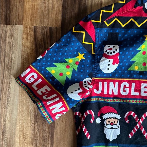 Festive Christmas Patterned Men's Shirt - Picture 5 of 5